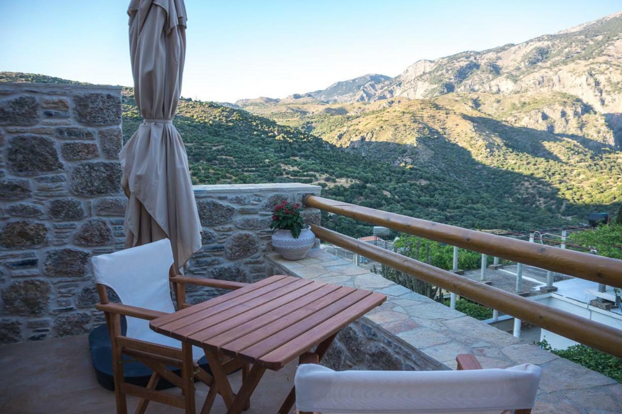 To Spiti Mas Apartman Szúja Kültér fotó